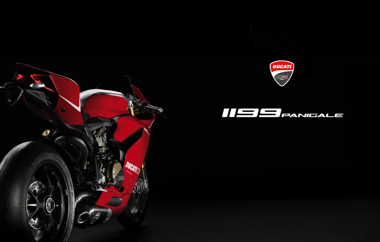 Photo wallpaper red, Ducati, superbike, corse, panigale 1199