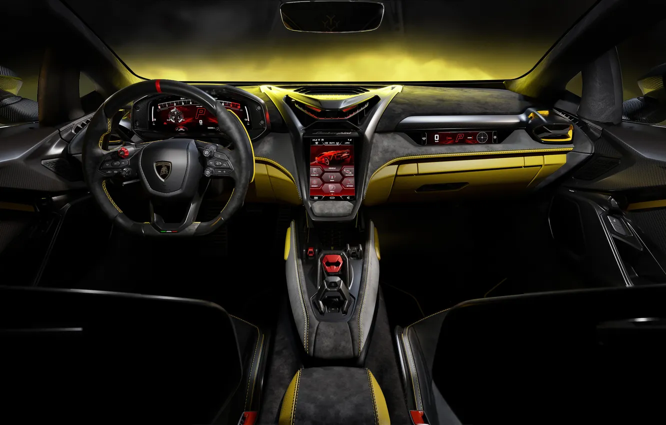 Photo wallpaper interior, Lamborghini, supercar, Supercar, Limited Edition, 2025, Lamborghini Phenomenon, Phenomenon