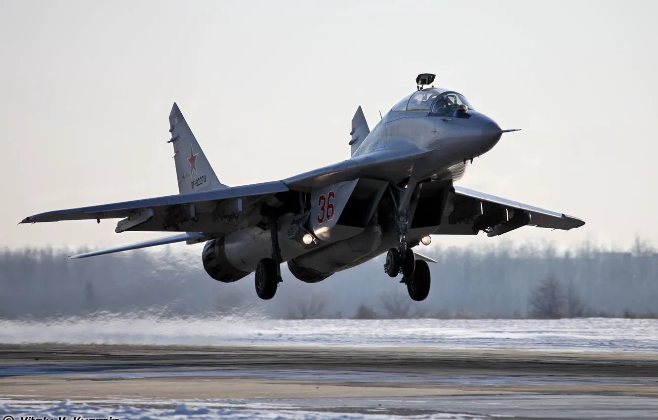 Photo wallpaper MiG-29UB, the Russian air force, OKB MiG