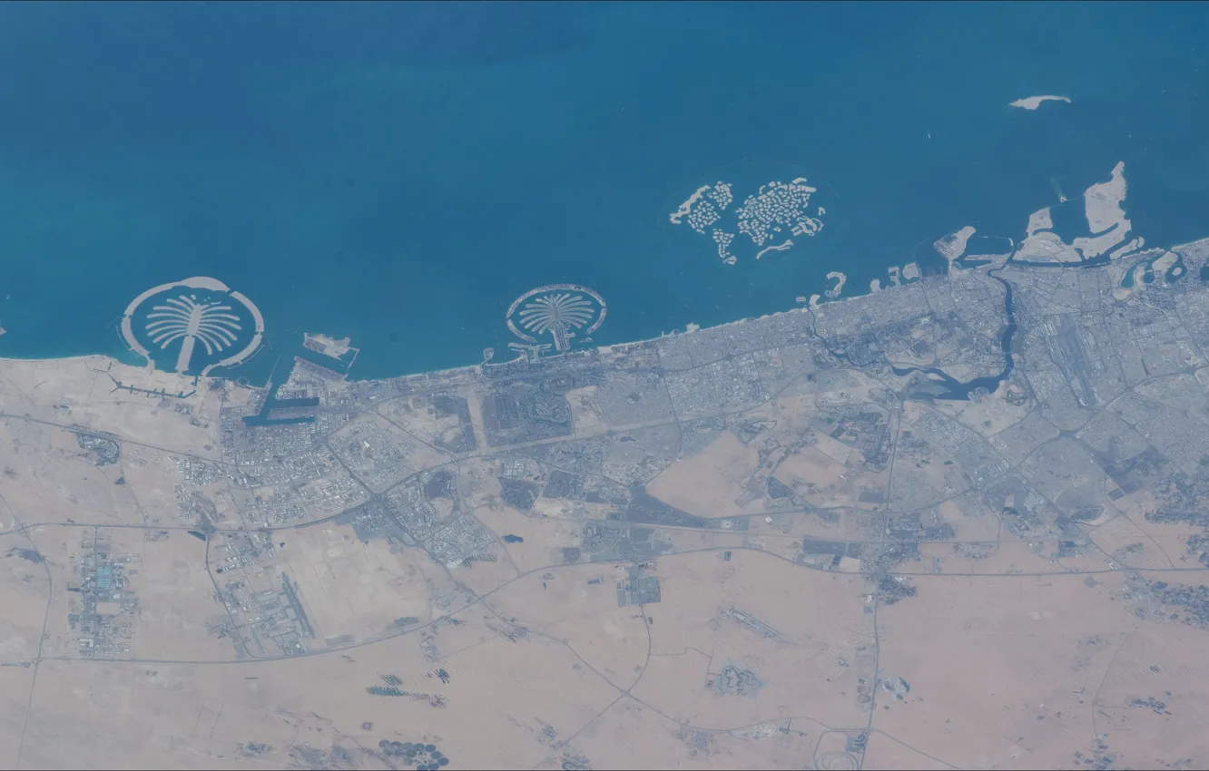 Photo wallpaper city, the city, view, Dubai, Dubai, view, UAE