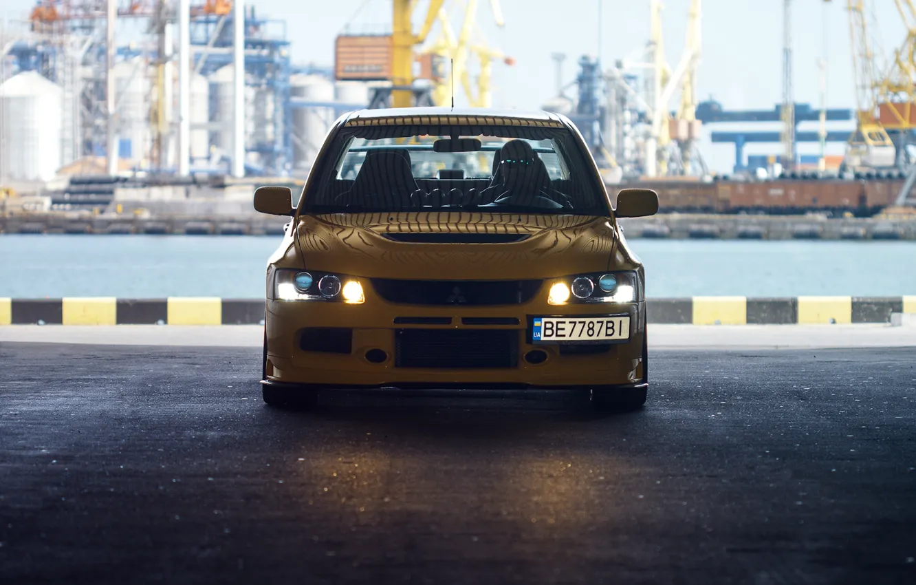 Photo wallpaper Odessa, Lancer evolution IX, Front view