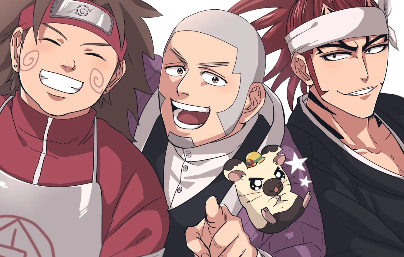 Photo wallpaper guy, Naruto, Bleach, crossover