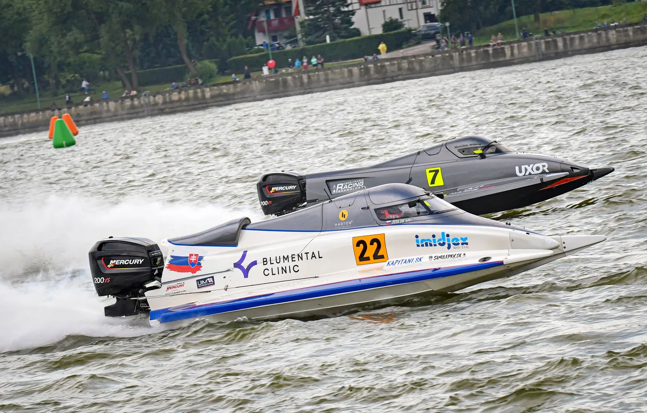 Photo wallpaper speed, boats, races