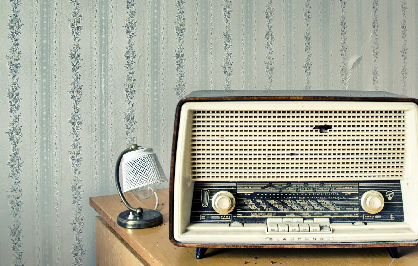 Photo wallpaper background, radio, receiver