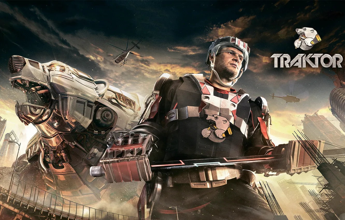 Photo wallpaper sport, tractor, League, Chelyabinsk, continental, hockey