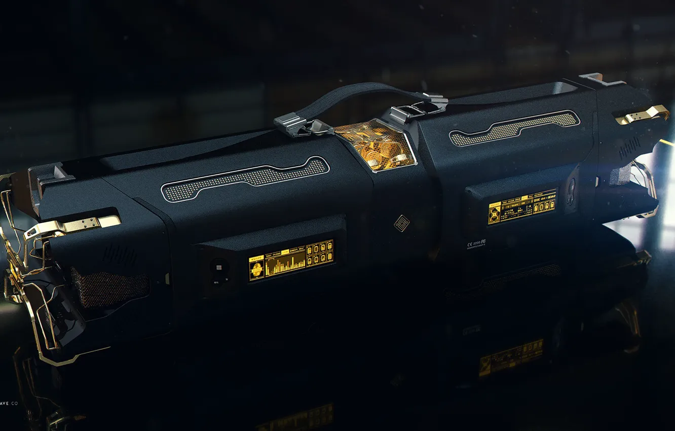 Photo wallpaper weapons, Quick 3D Model, Wireless Energy Device