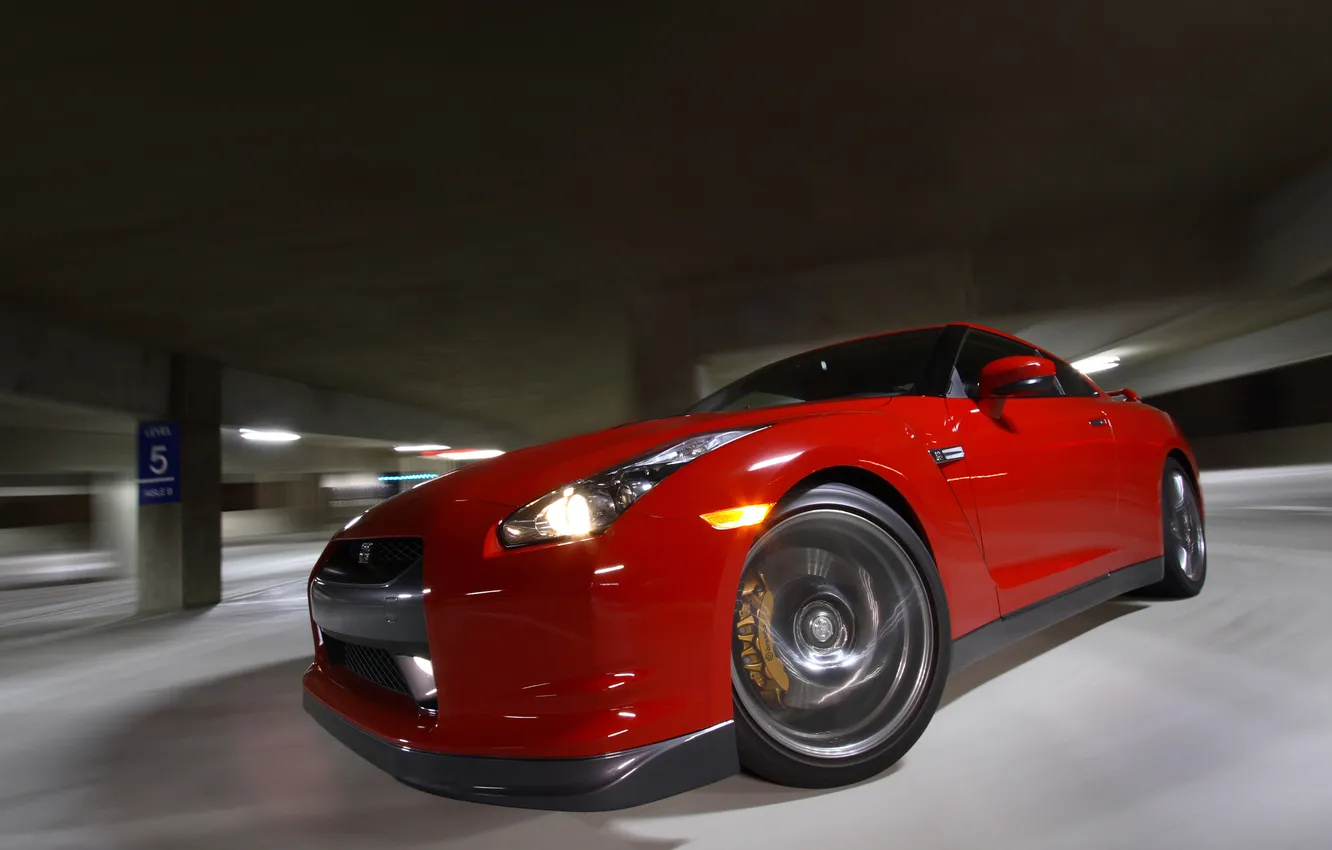 Photo wallpaper machine, Nissan, GT-R, car, skyline, cars, Nissan, R35