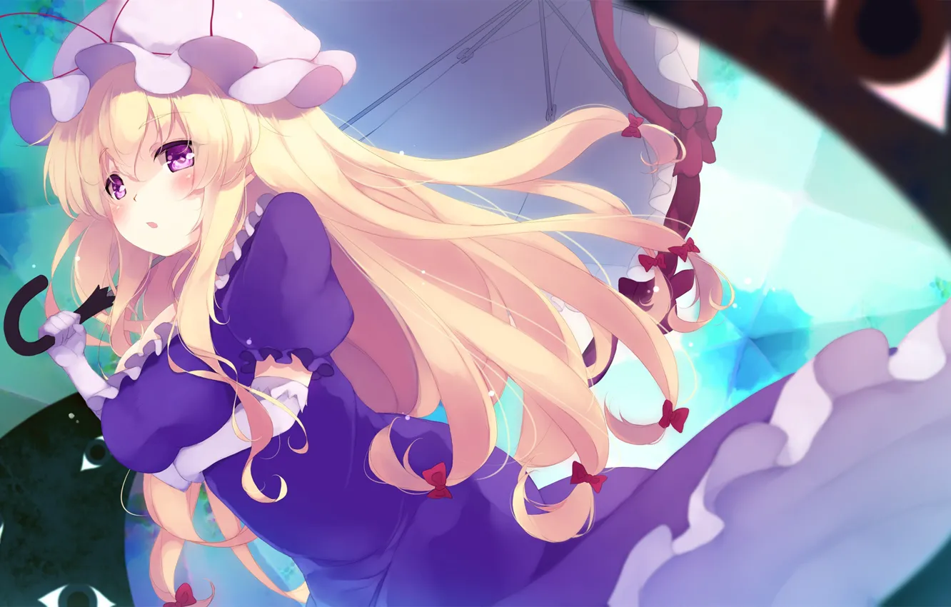 Photo wallpaper girl, art, Touhou, Touhou