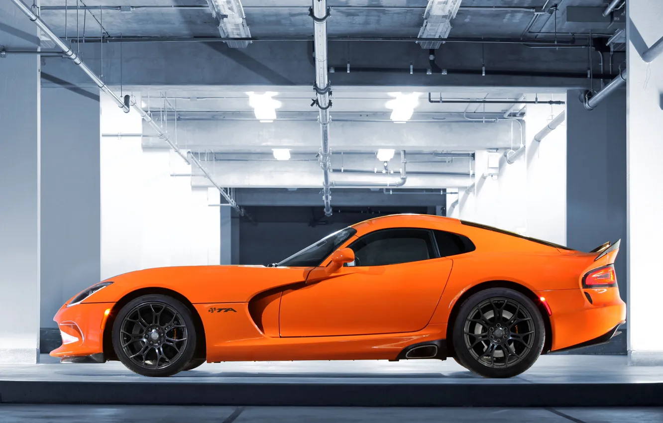 Photo wallpaper Dodge, Viper, side view, Dodge, Viper, SRT, SRT