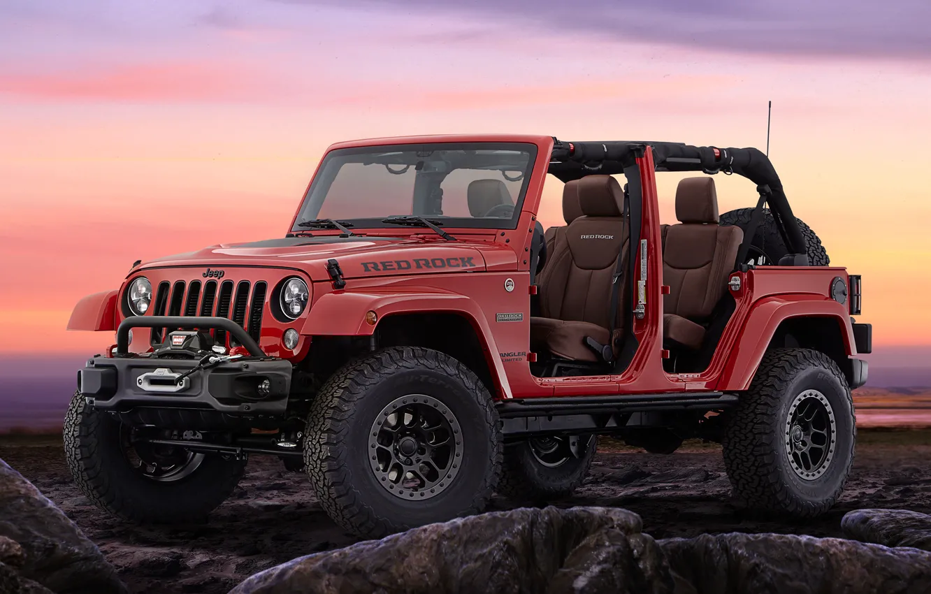 Photo wallpaper jeep, SUV, jeep, wrangler, Wrangler