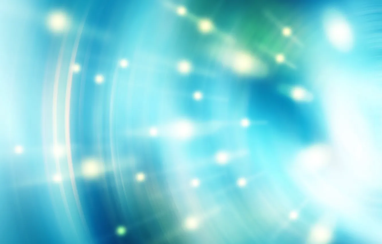 Photo wallpaper circles, lights, blur