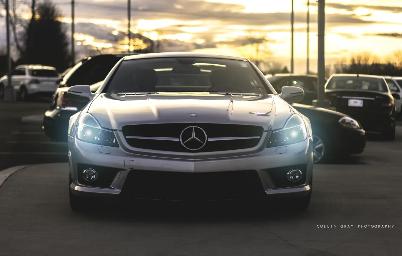 Photo wallpaper Mercedes, AMG, SL63