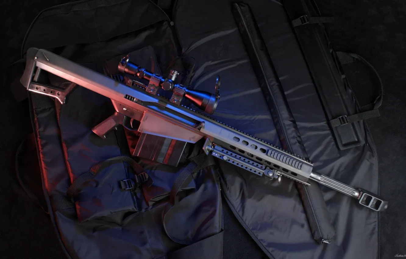 Photo wallpaper weapons, rifle, Rifle Barrett M82