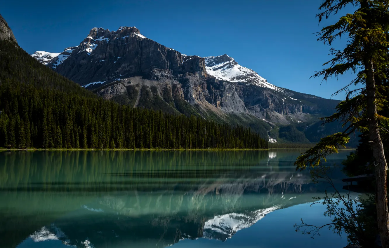 Photo wallpaper Canada, British Columbia, Emerald Lake, Marc Girard