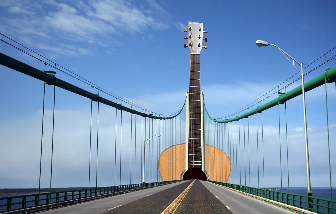 Photo wallpaper United States, Sessions, Mississippi, Musical bridge
