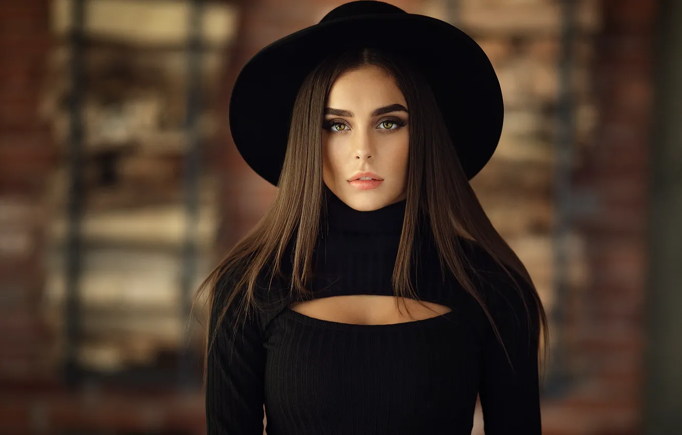 Photo wallpaper hat, model, look, Sergey Melifera