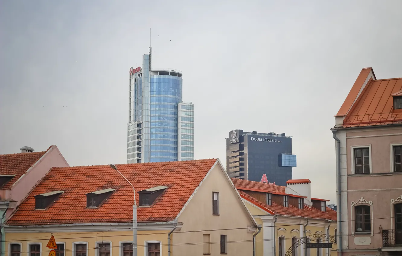 Photo wallpaper Belarus, Minsk, Belarus, Minsk, Nemiga