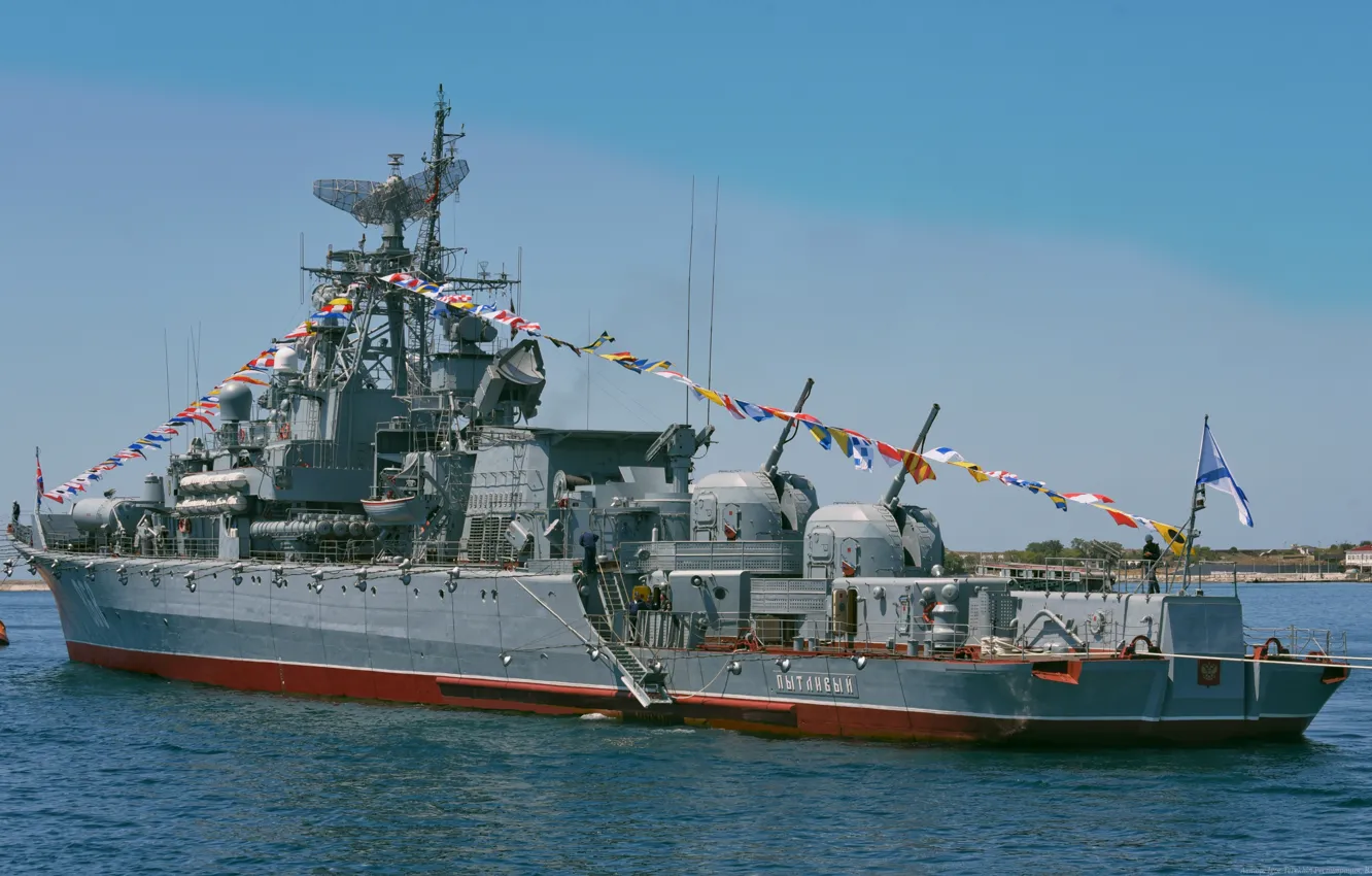 Photo wallpaper ship, guard, project 1135m, inquisitive