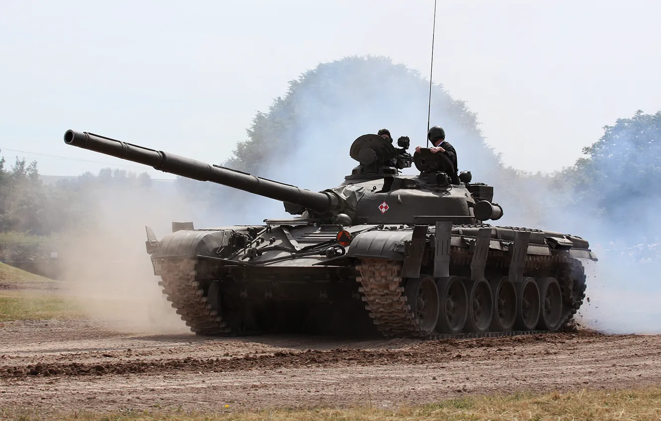 Photo wallpaper tank, combat, armor, T-72