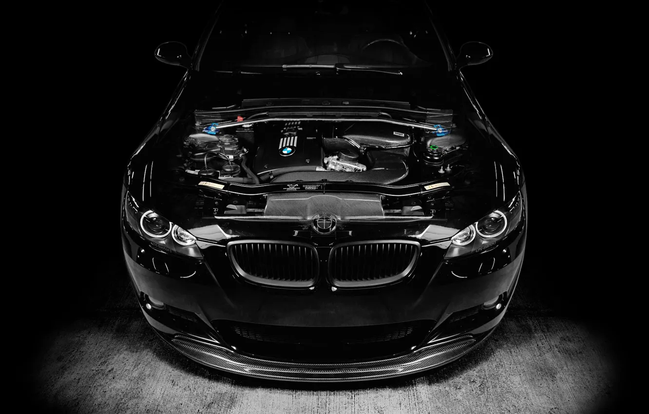 Photo wallpaper engine, black, tuning, BMW, bmw m3, 1013mm
