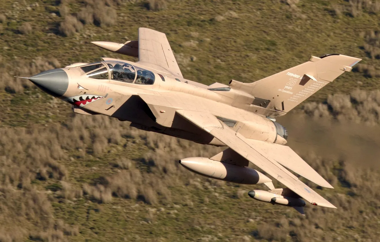Photo wallpaper flight, fighter, bomber, Panavia Tornado