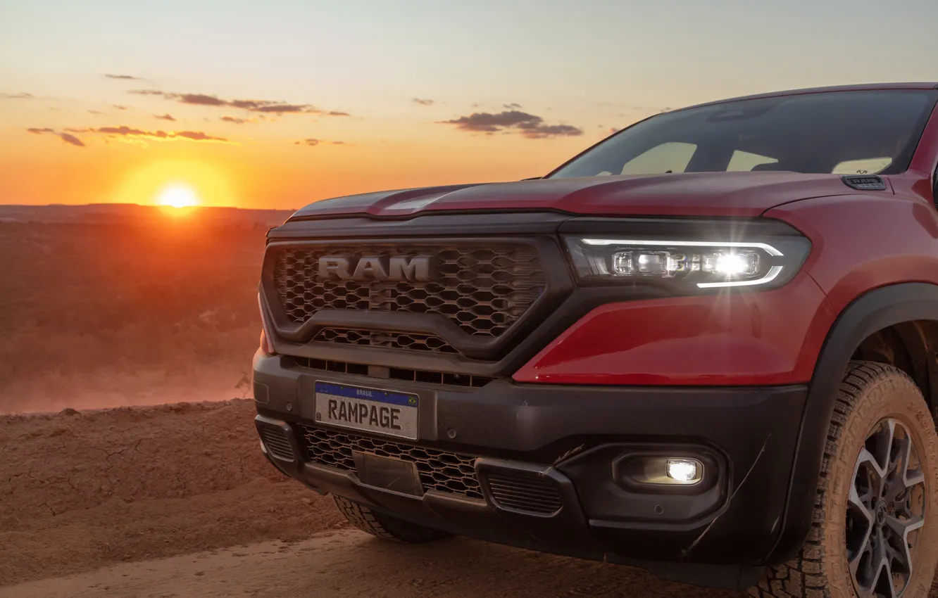 Photo wallpaper close-up, Ram, Rampage, Ram Rampage Rebel