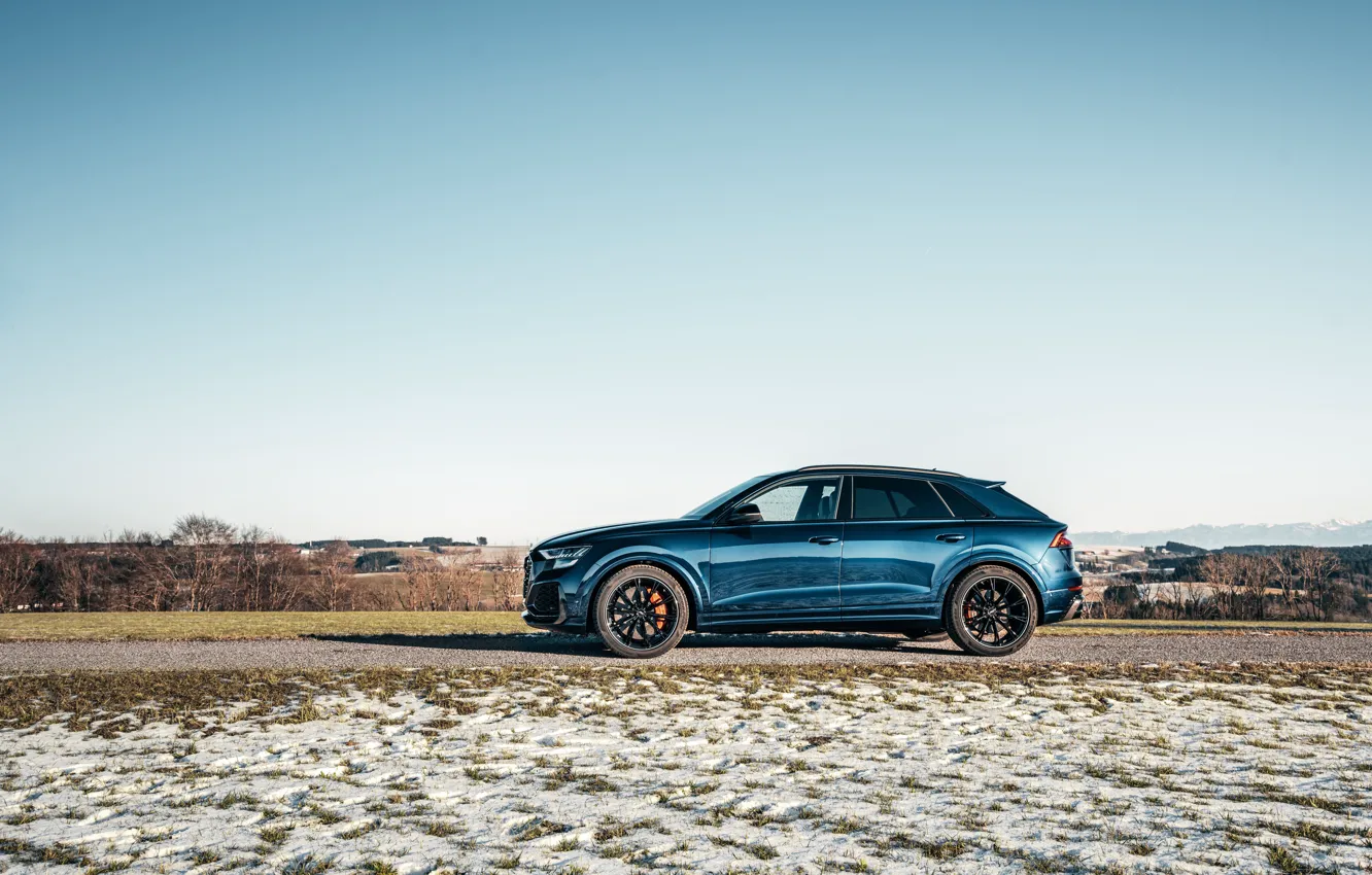 Photo wallpaper Audi, Germany, side view, crossover, ABBOT, 2020, RS Q8