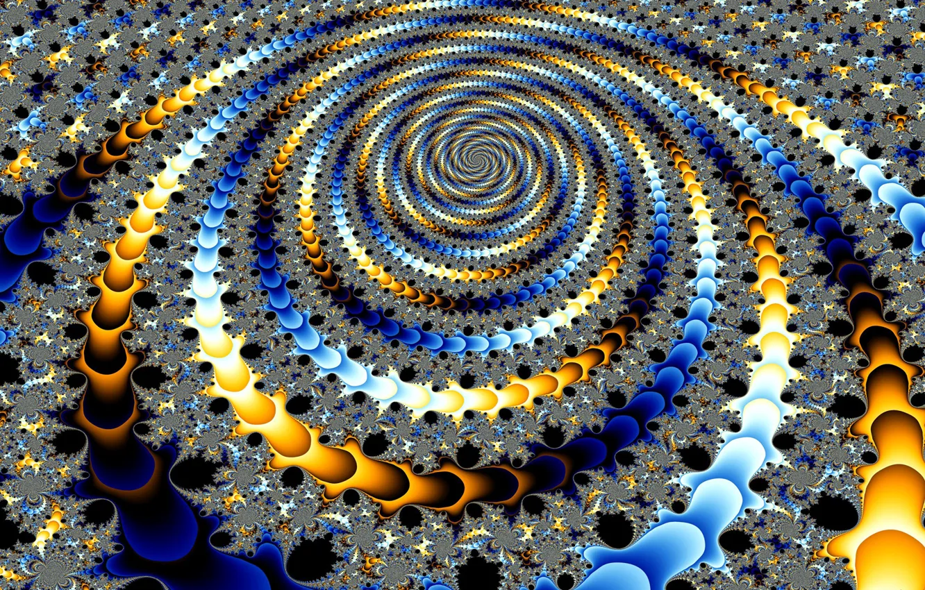 Photo wallpaper pattern, spiral, fractal