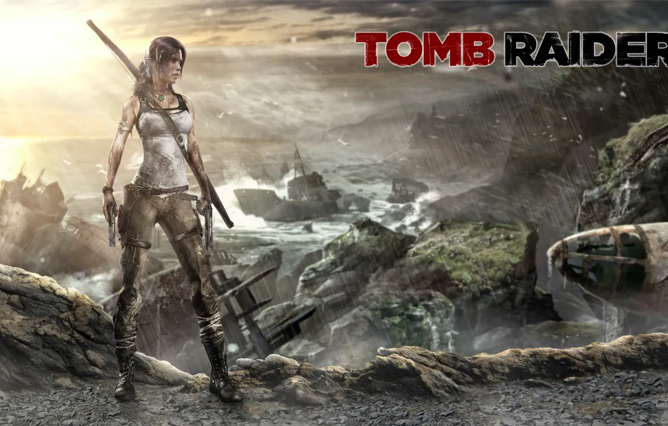 Photo wallpaper Tomb Raider, Lara Croft, Tomb Raider 2013