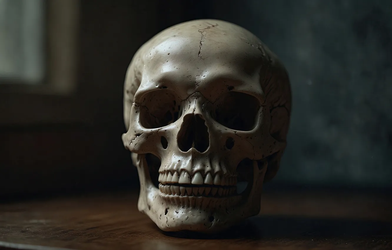 Photo wallpaper sake, human, cracks, AI Art