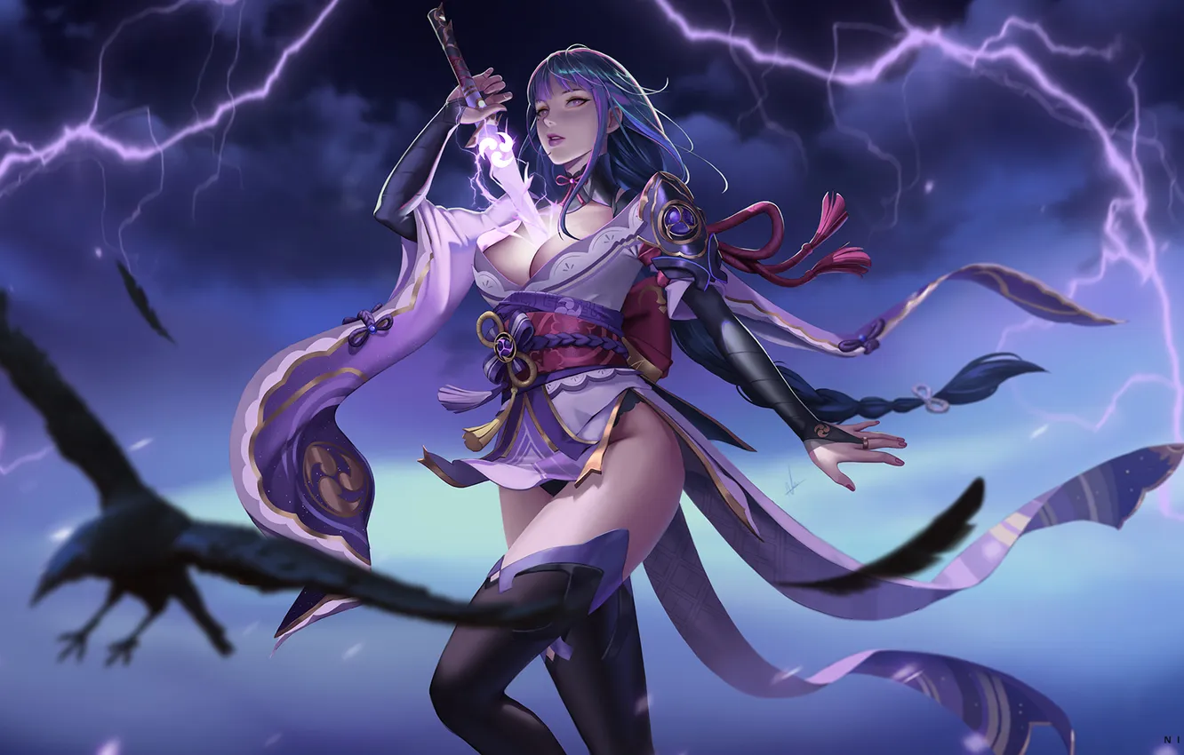 Photo wallpaper girls, games, warrior