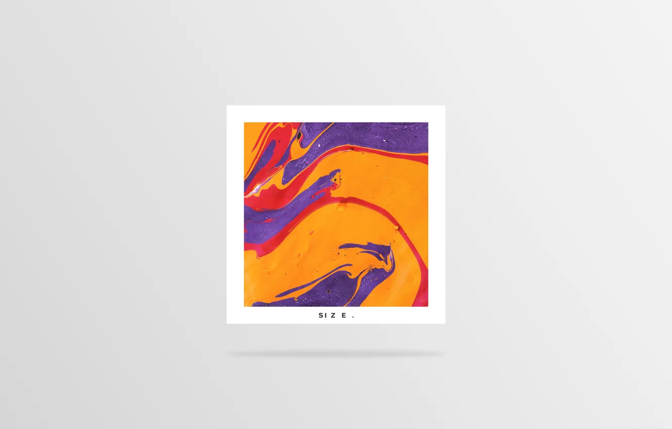 Photo wallpaper colors, art, records, size, Cover