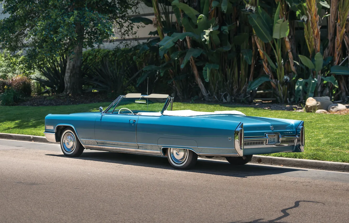 Photo wallpaper Eldorado, Cadillac, 1966, retro cars, Convertible, Fleetwood, Retro Cars, Cadillac Fleetwood Eldorado