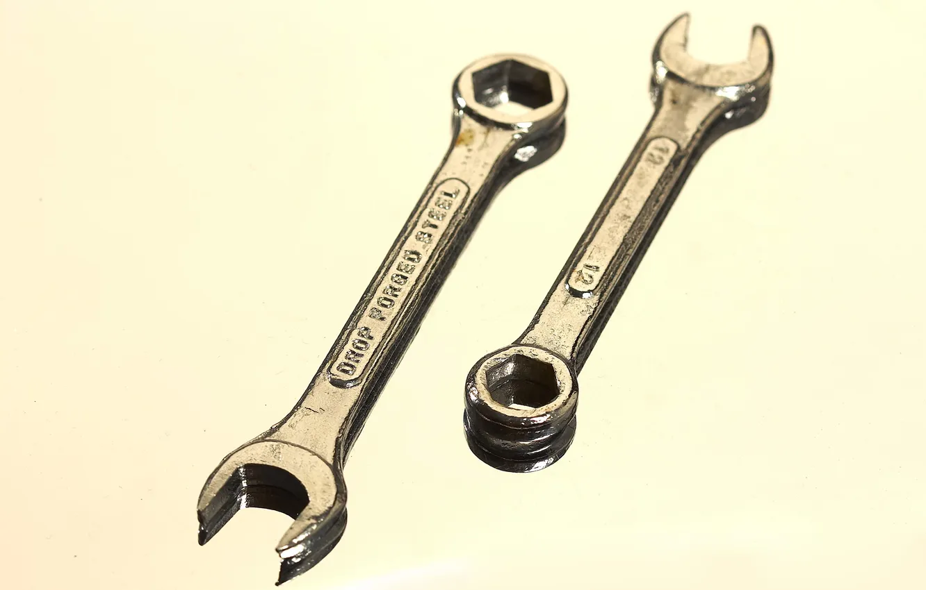Photo wallpaper pair, tool, wrench, locksmith