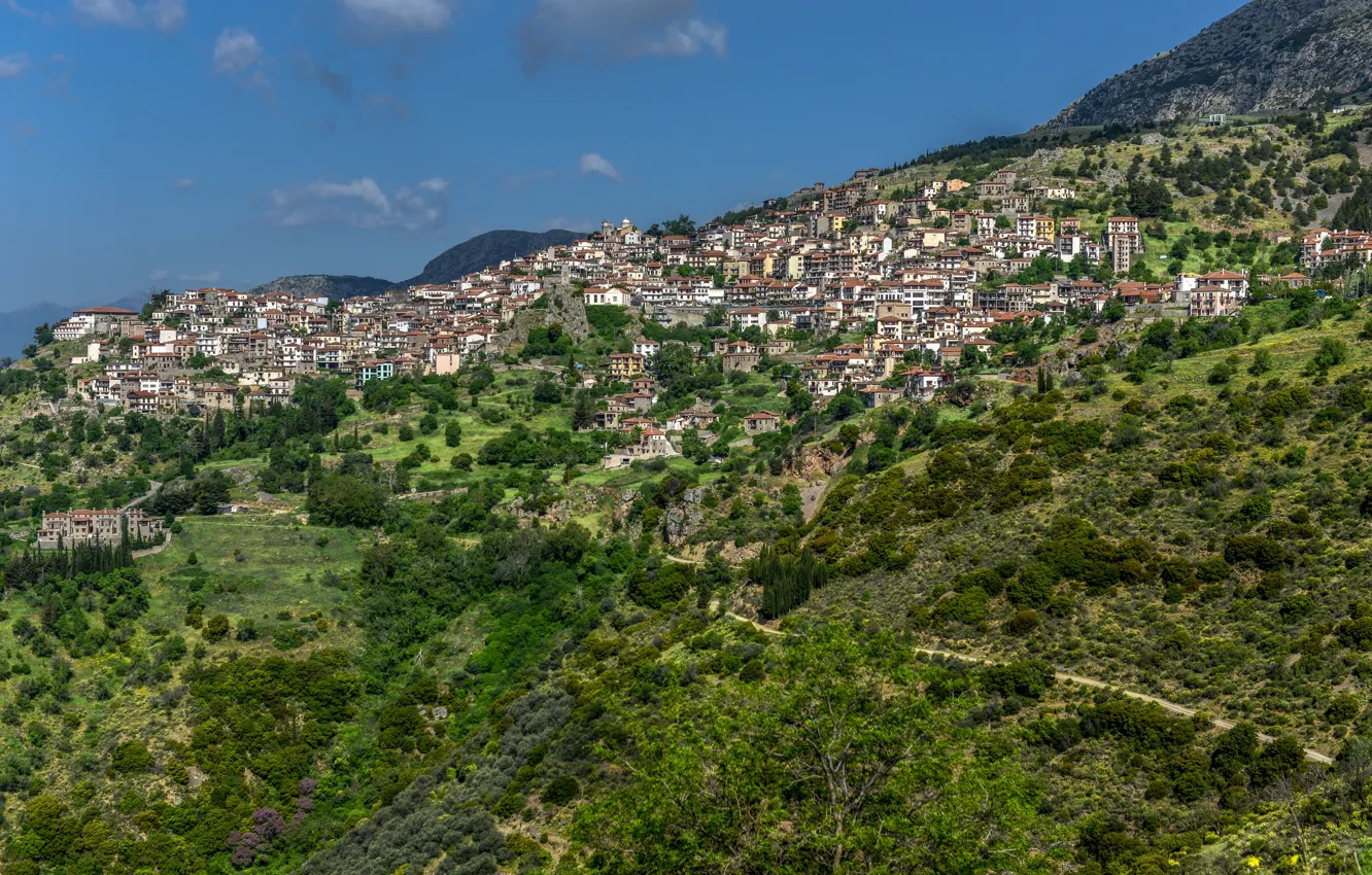 Photo wallpaper Greece, Greece, Arachova, Arachova