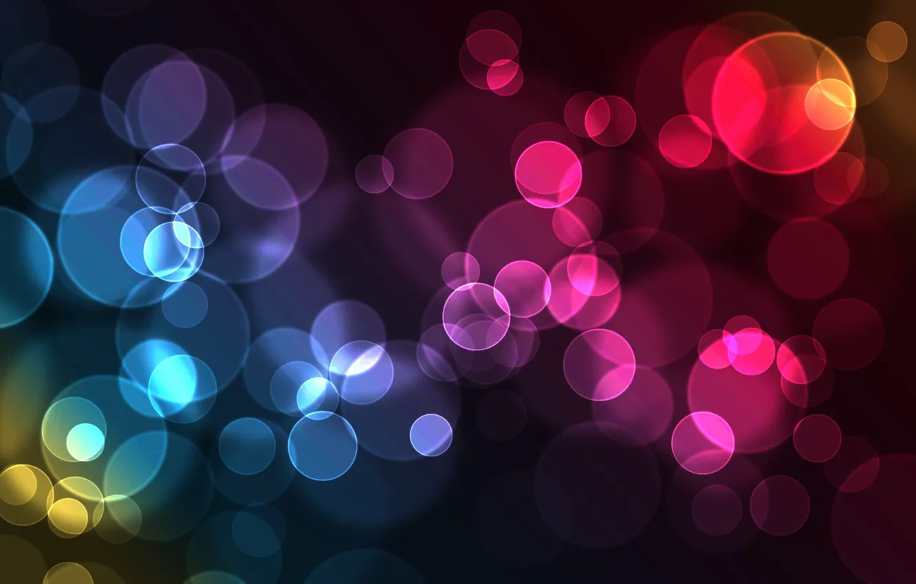 Photo wallpaper circles, color, 152