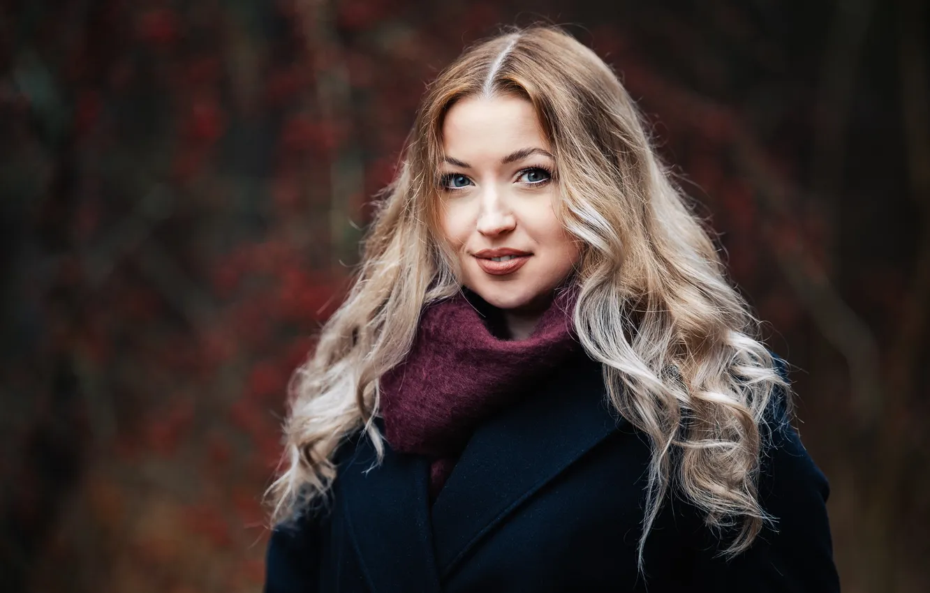 Photo wallpaper look, hair, blonde, Aneta