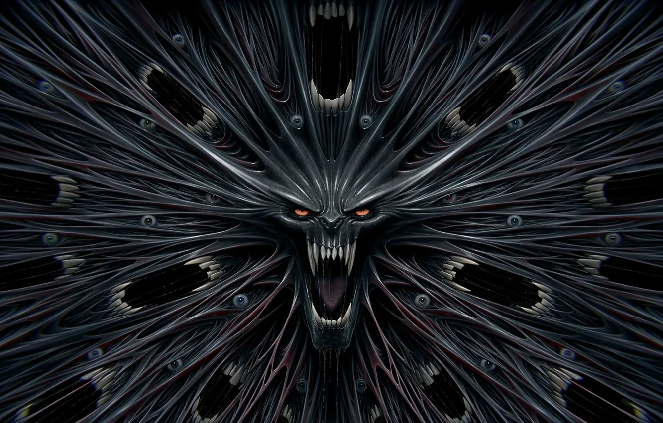 Photo wallpaper art, vampire, fantasy, horror