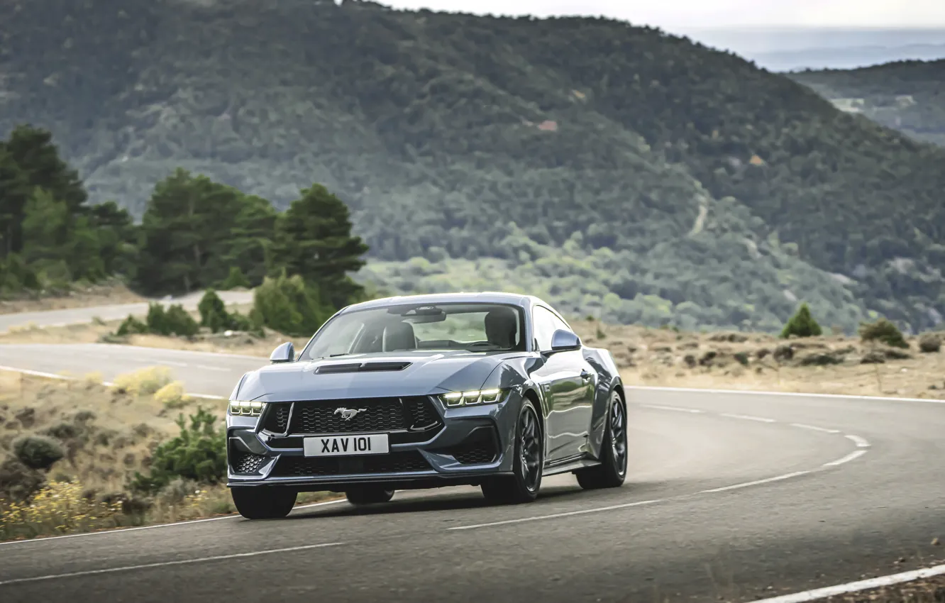 Photo wallpaper Mustang, Ford, Ford Mustang GT