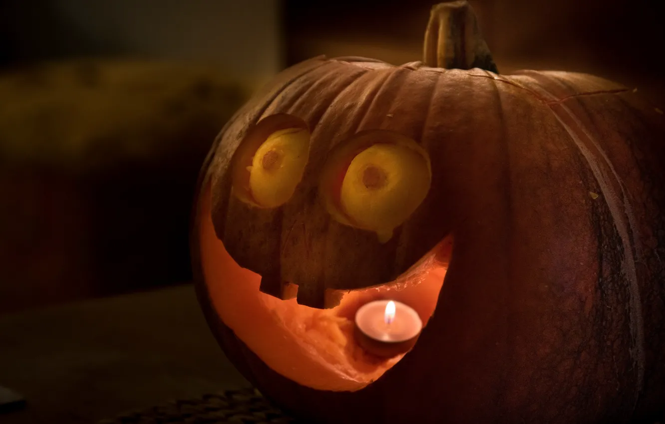 Photo wallpaper background, pumpkin, halloweeen