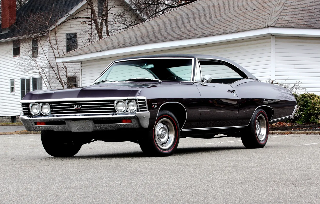 Photo wallpaper coupe, Chevrolet, Chevrolet, Coupe, 1967, Impala, Hardtop, Impala