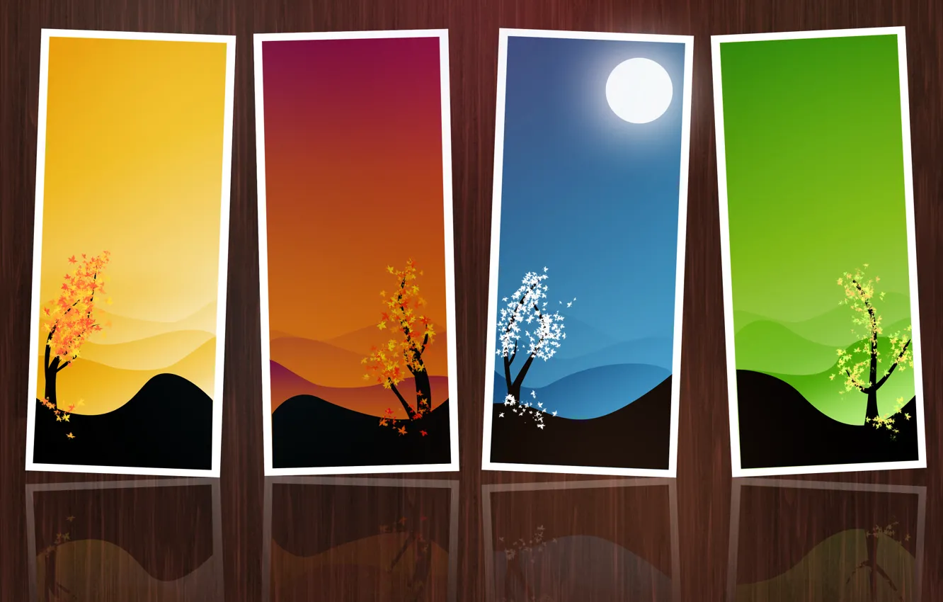 Photo wallpaper background, brown, picture, seasons