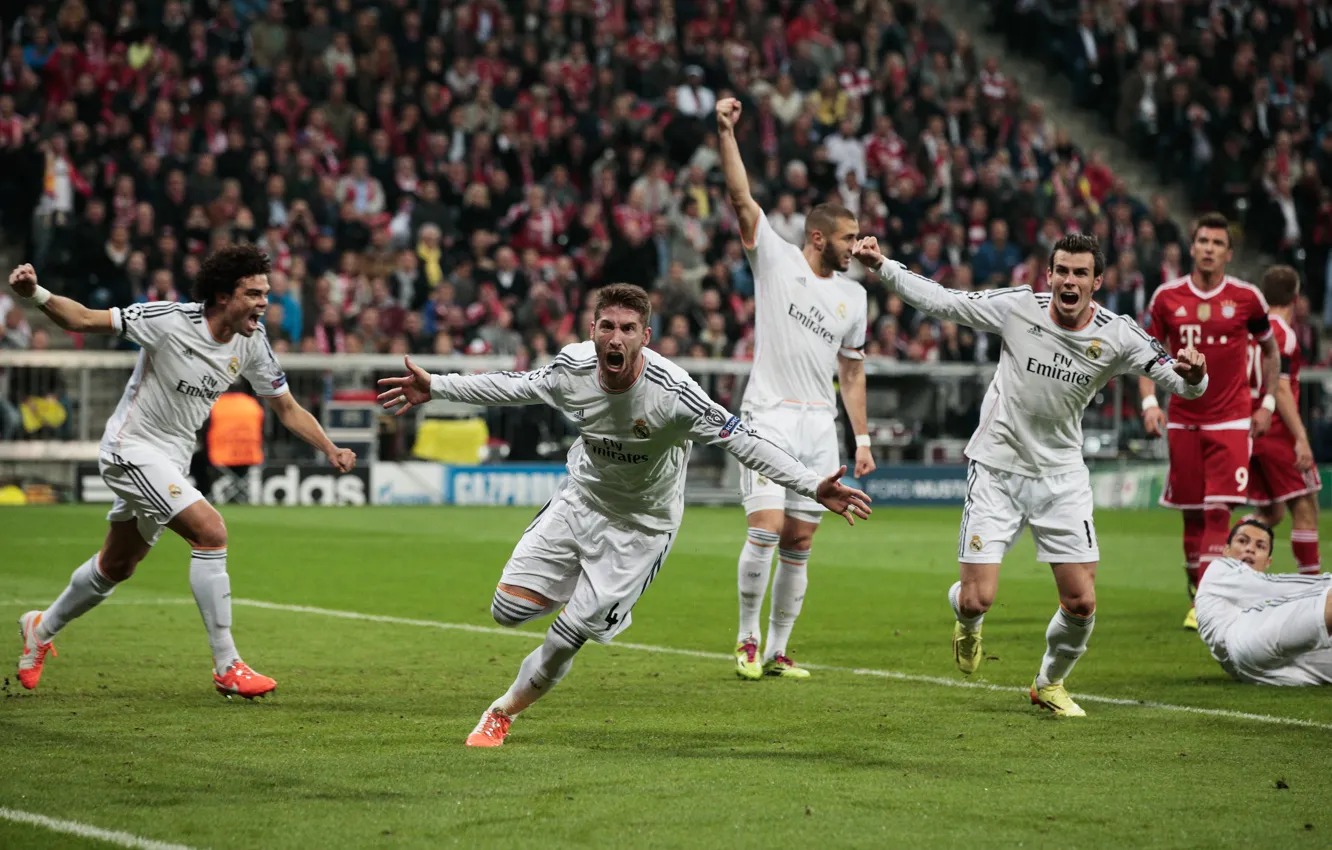 Photo wallpaper football, sport, Adidas, football, captain, Champions League, Real Madrid, UEFA