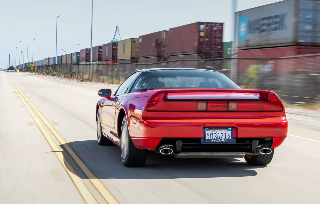 Photo wallpaper Acura, NSX, Acura NSX, rear view