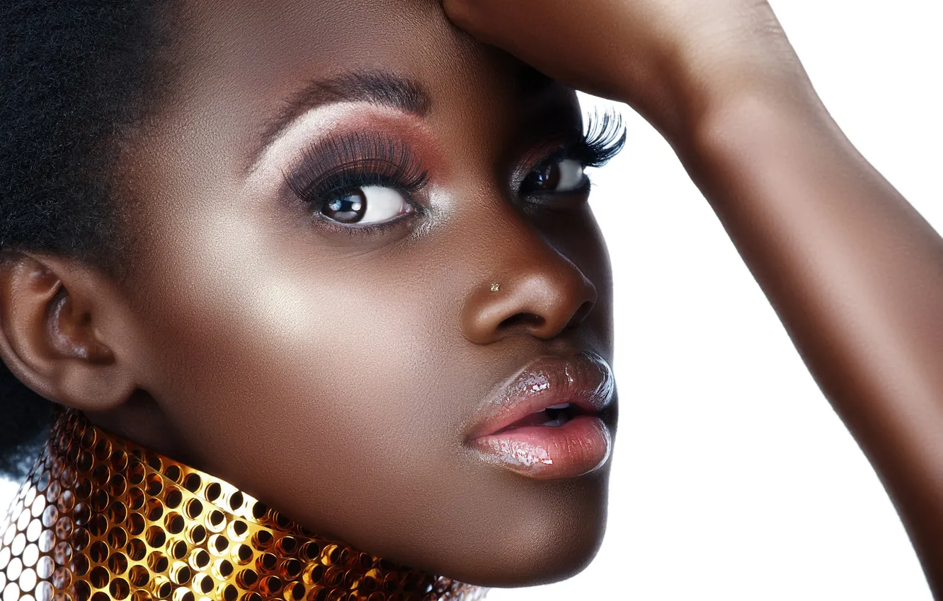 Photo wallpaper girl, portrait, negritoski