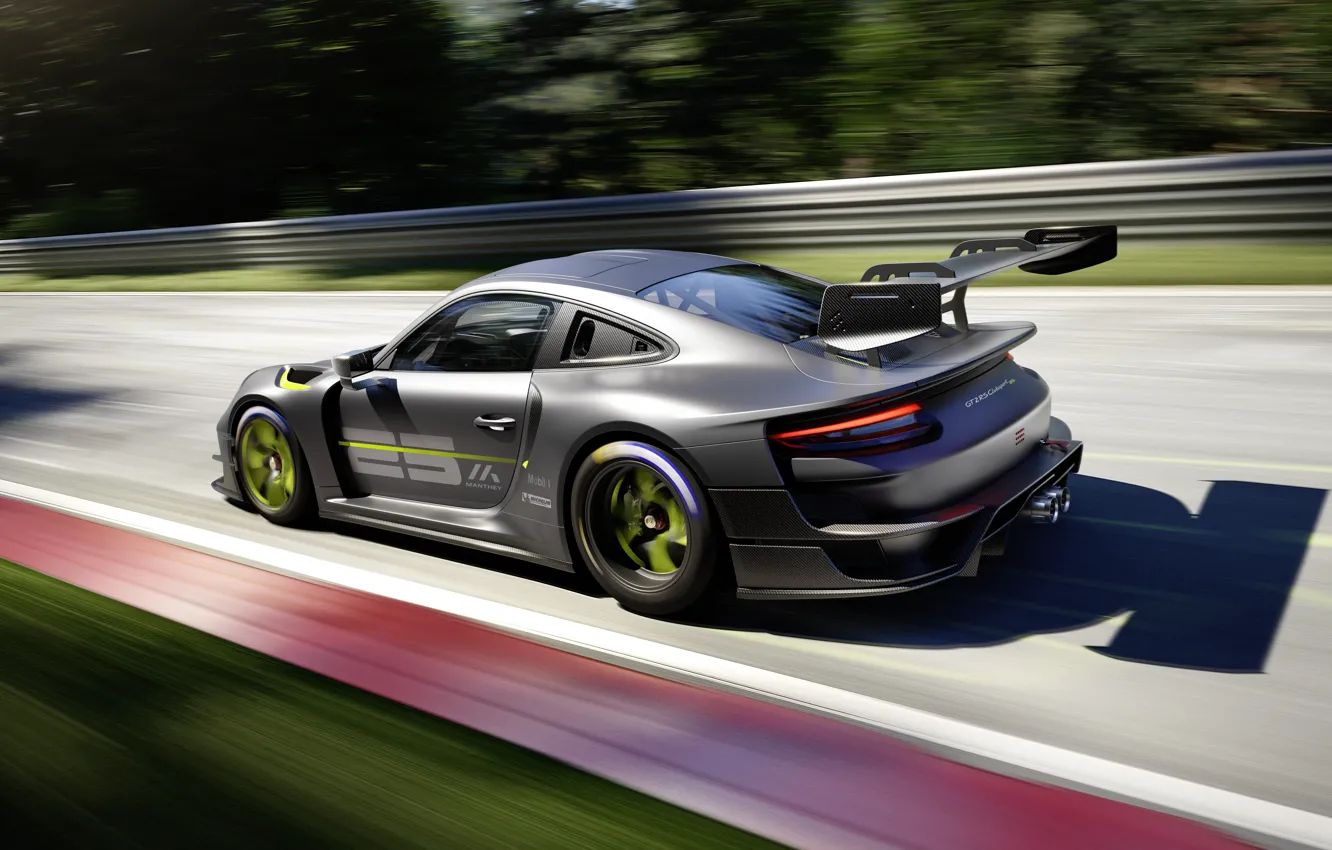 Photo wallpaper 911, Porsche, speed, Rear wing, Porsche 911 GT2 RS Clubsport 25