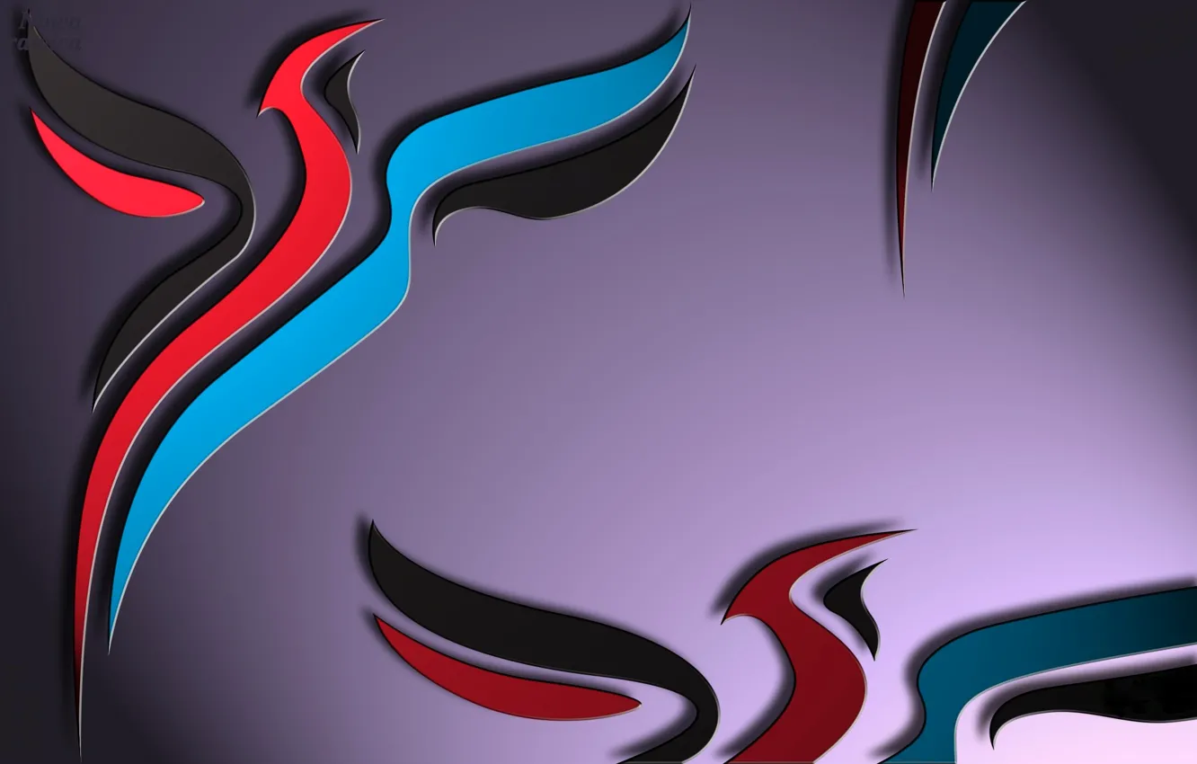 Photo wallpaper light, bird, color, wings, tail, the volume, layer