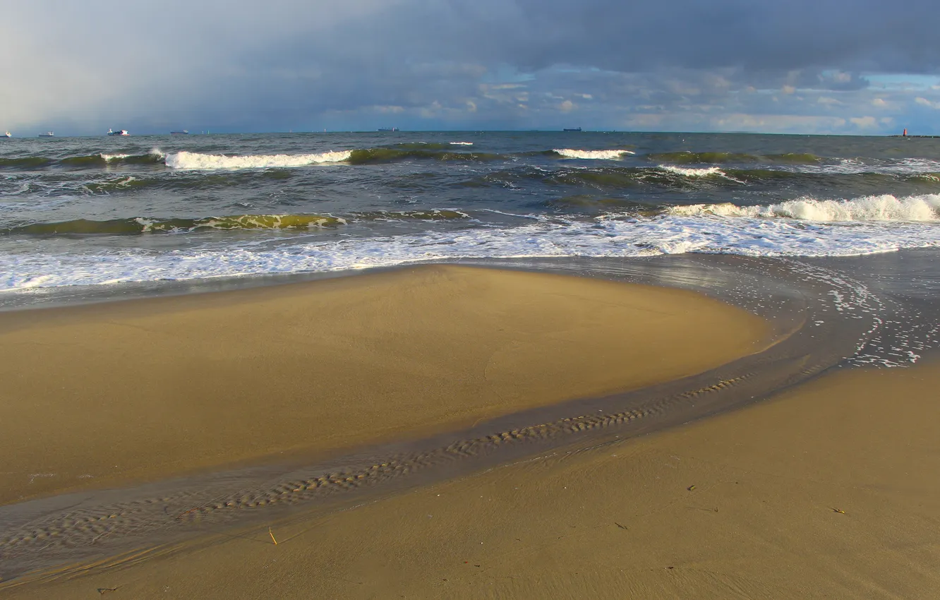 Photo wallpaper beach, sea, ocean