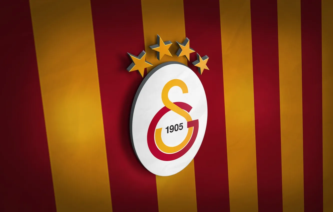 Photo wallpaper wallpaper, sport, football, Turkey, Galatasaray, 3D logo, SuperLig