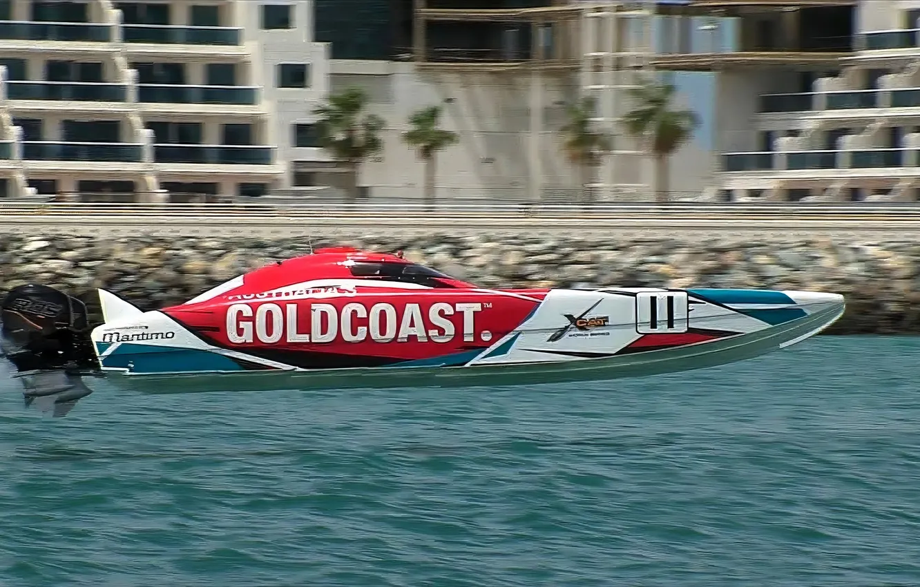 Photo wallpaper race, boat, speed